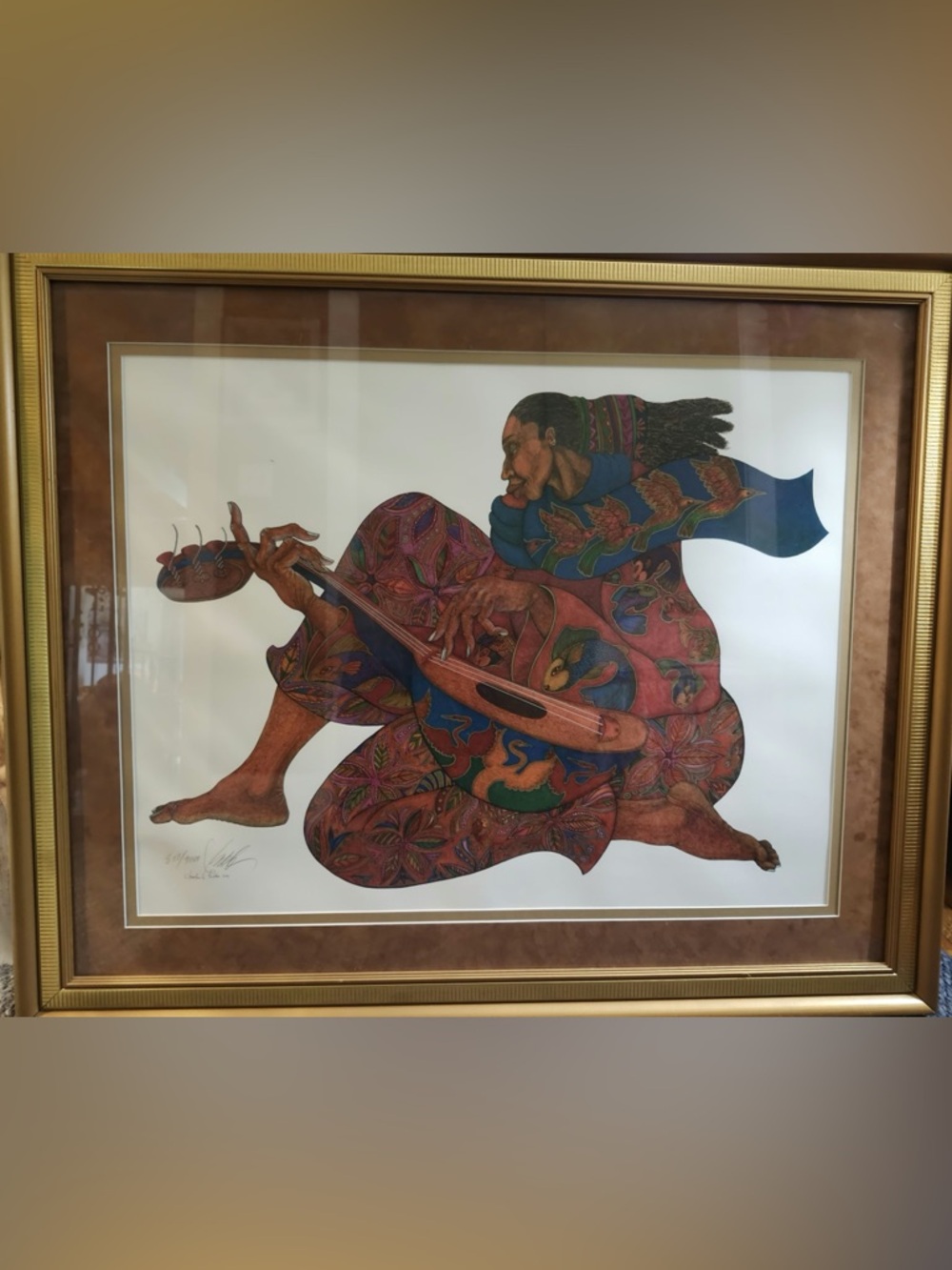 Charles Bibbs print of the “Music Maker”
